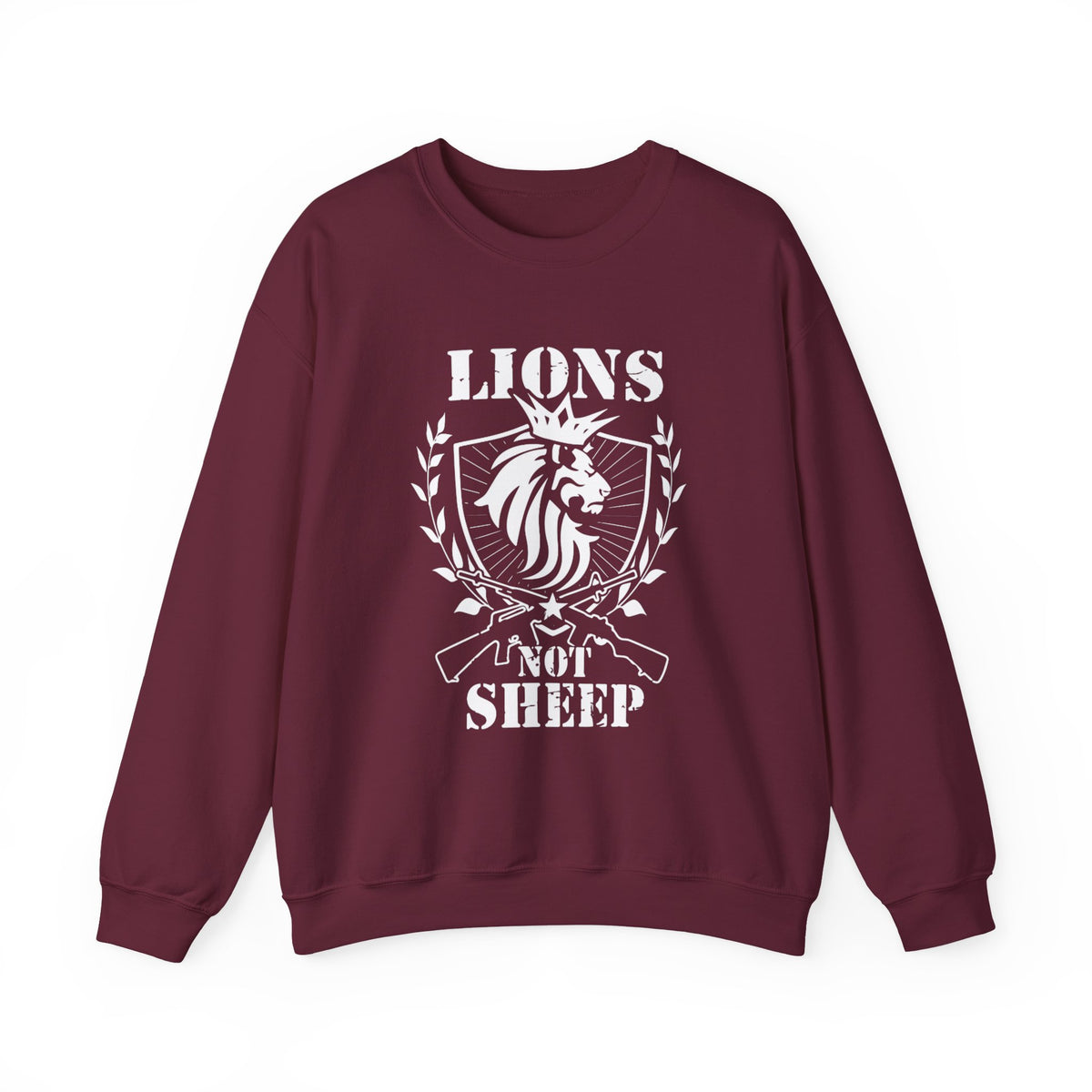 Lions Not Sheep "Rifle" Unisex Crewneck Sweatshirt