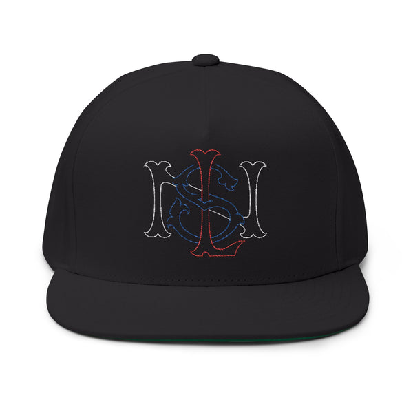 Lions Not Sheep "Yankee" Flat Bill Hat - Dark Version Old