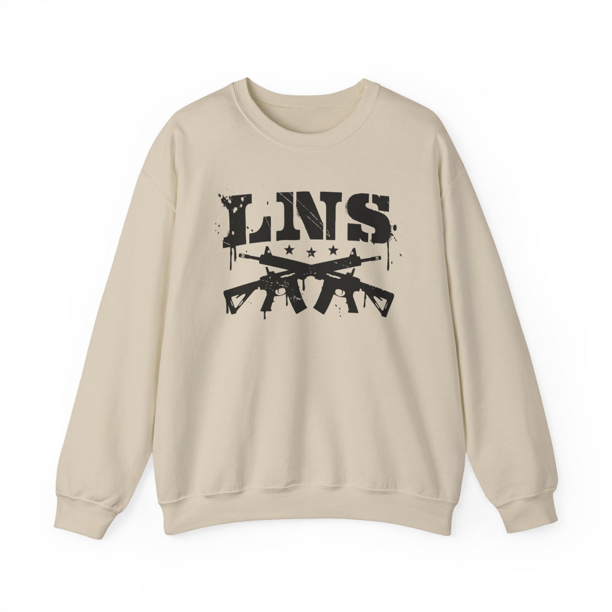 Lions Not Sheep "Crossed Guns" Unisex Crewneck Sweatshirt