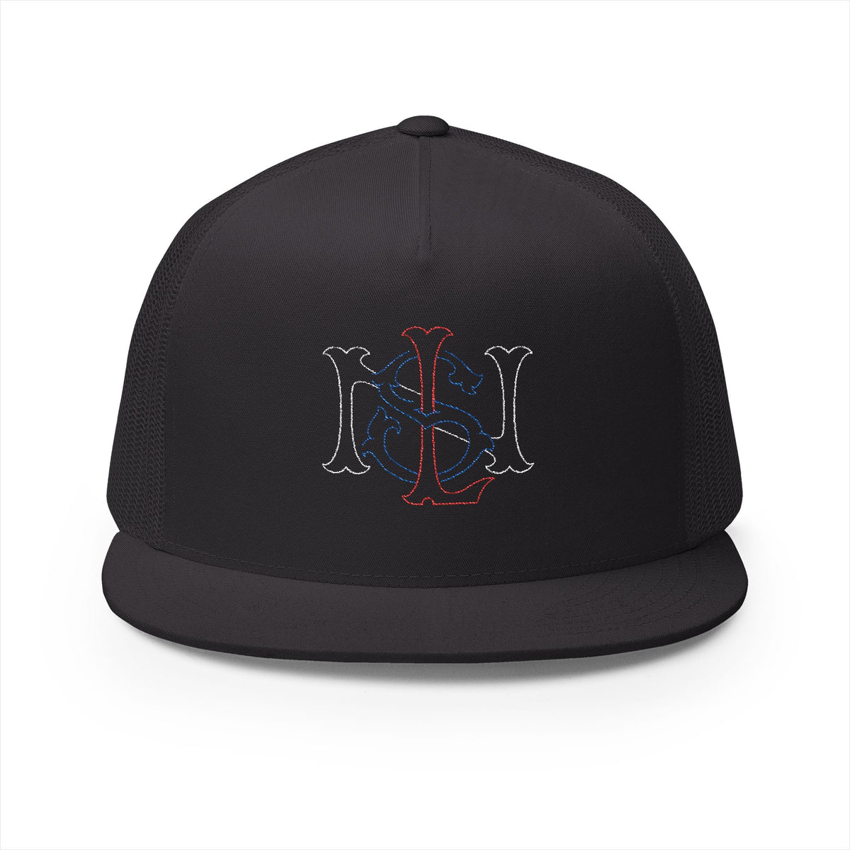 Lions Not Sheep &quot;Yankee&quot; 5 Panel Trucker Hat - Dark Version