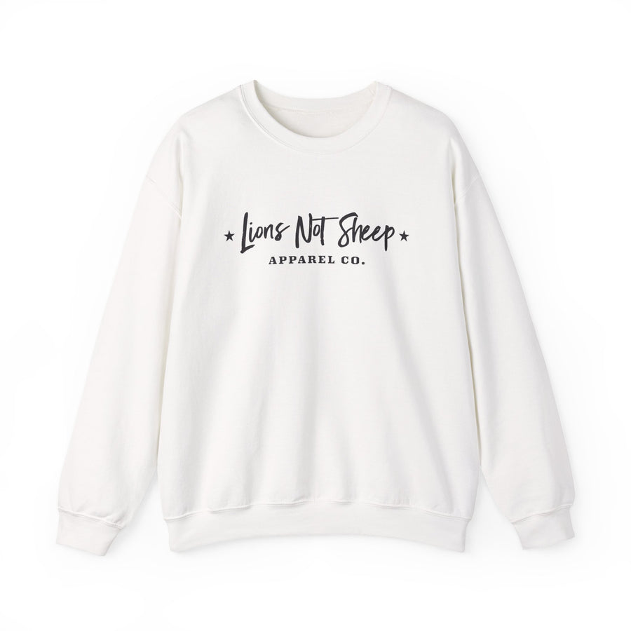 Lions Not Sheep "Apparel Co." Unisex Crewneck Sweatshirt