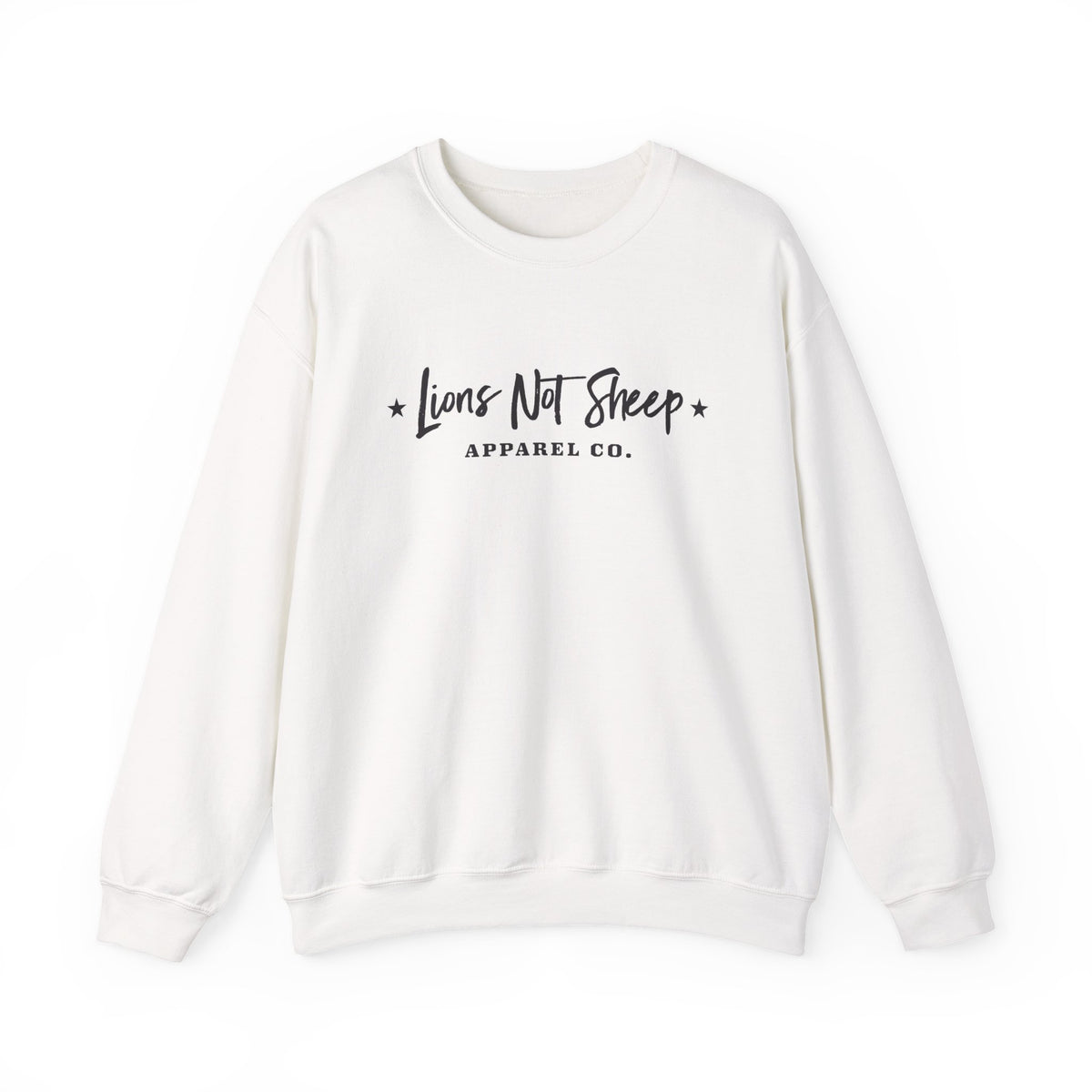 Lions Not Sheep "Apparel Co." Unisex Crewneck Sweatshirt