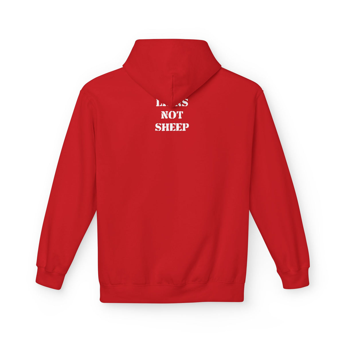 Lions Not Sheep "Mostly Peaceful" Softstyle Fleece Hoodie