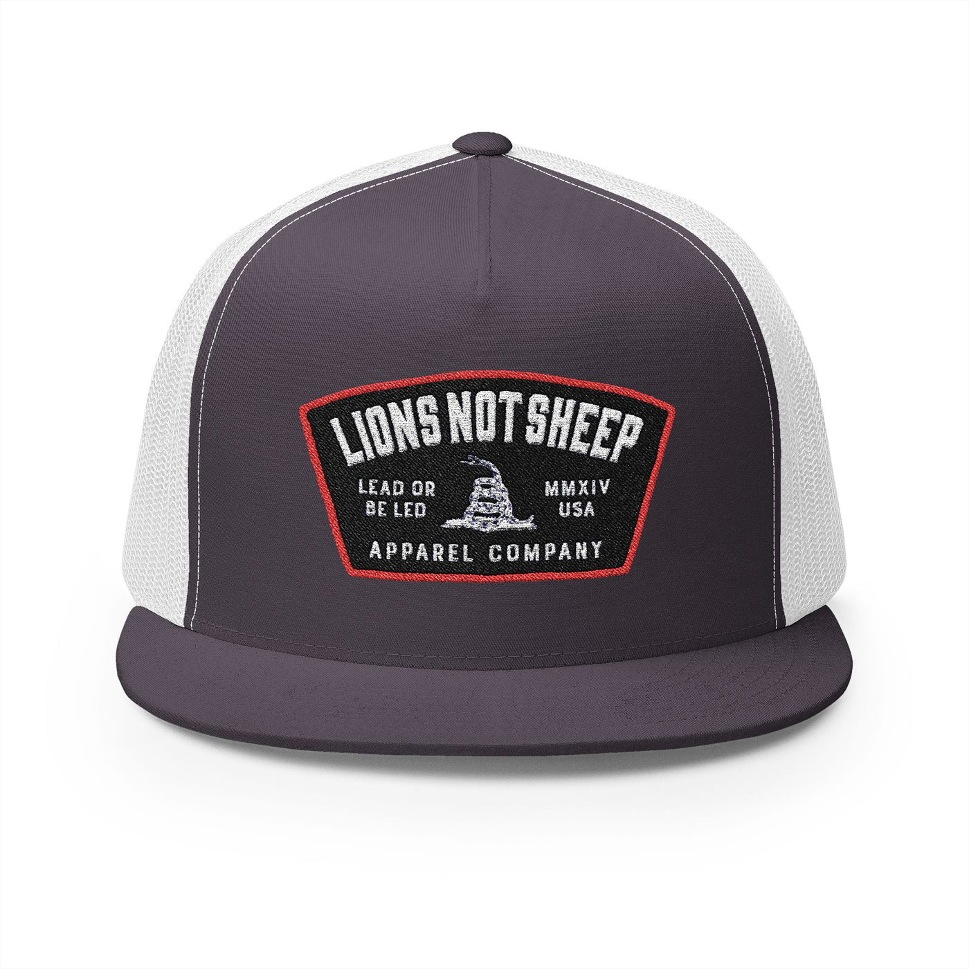 Lions Not Sheep "Lead From the Front" 5 Panel Trucker Hat