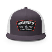 Lions Not Sheep "Lead From the Front" 5 Panel Trucker Hat