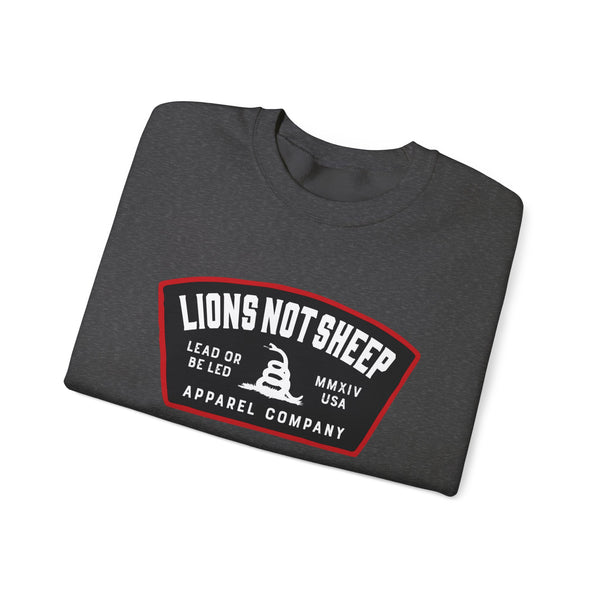 Lions Not Sheep "Lead From the Front" Unisex Crewneck Sweatshirt