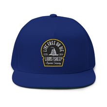 Lions Not Sheep "Live Free or Die" Flat Bill Hat Old