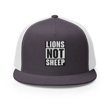 Lions Not Sheep "Straight Outta" 5 Panel Trucker Hat Old