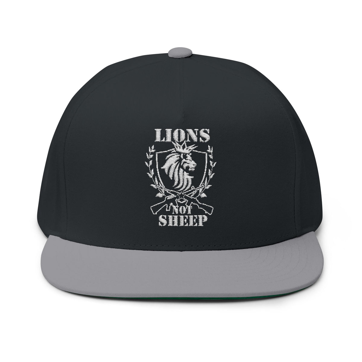 Lions Not Sheep &quot;Rifle&quot; Flat Bill Hat - Dark Version