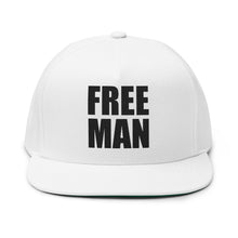 Lions Not Sheep "Free Man" Flat Bill Hat - Light Version Old