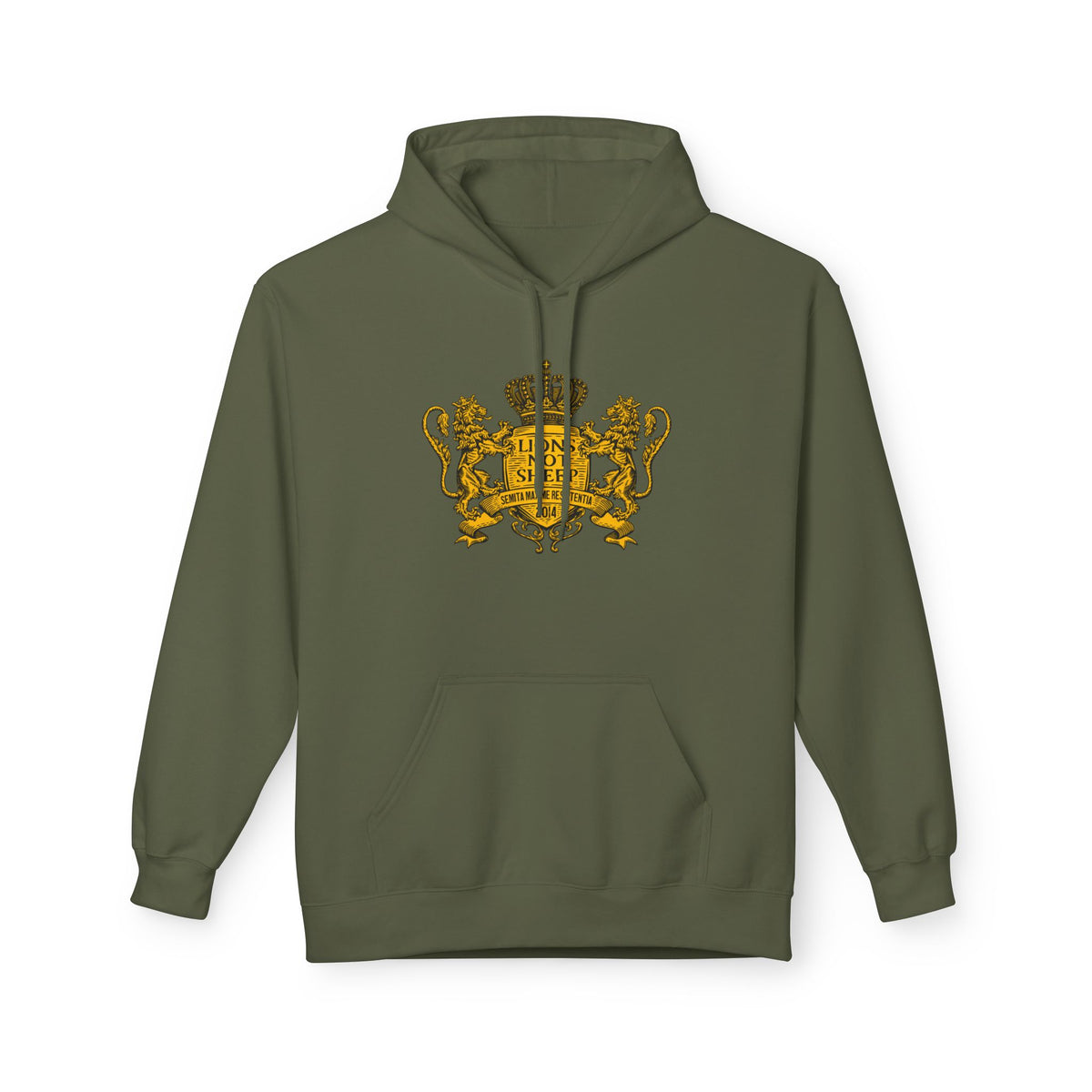 Lions Not Sheep "Coat of Arms" Softstyle Fleece Hoodie