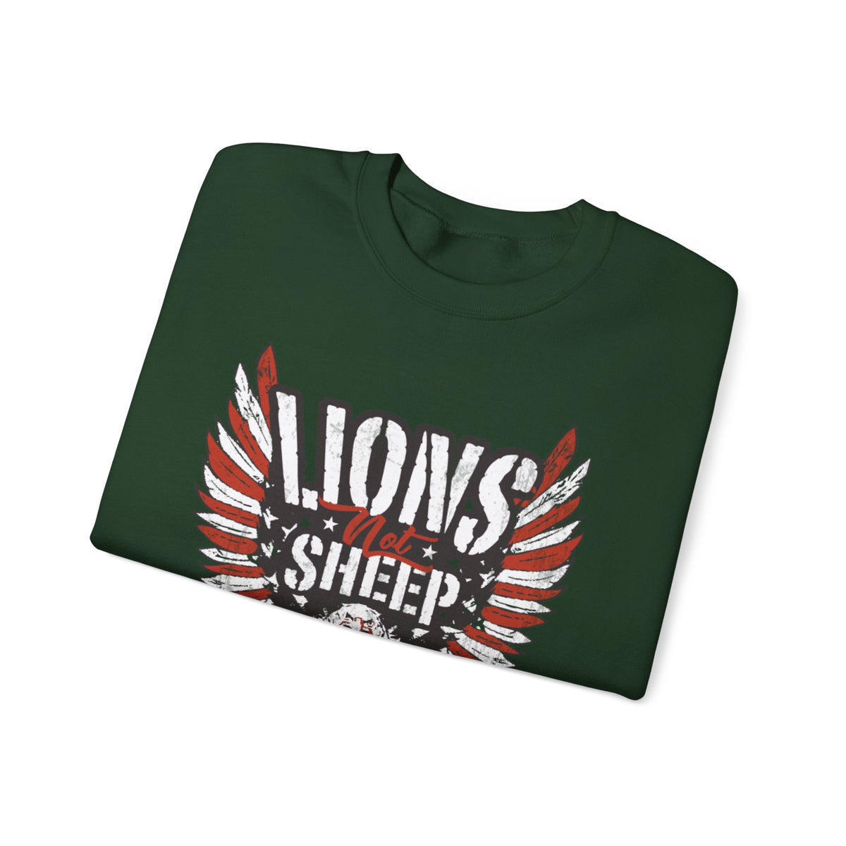 Lions Not Sheep "America" Unisex Crewneck Sweatshirt