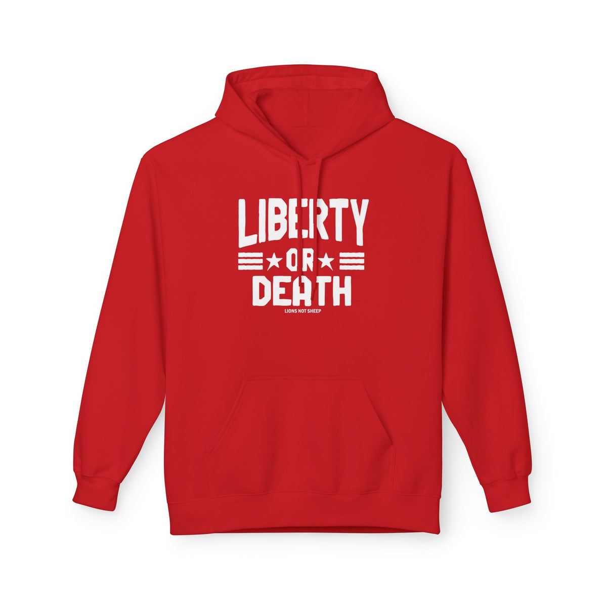 Lions Not Sheep "Liberty or Death" Softstyle Fleece Hoodie