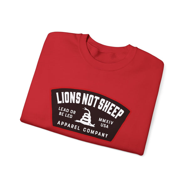 Lions Not Sheep "Lead From the Front" Unisex Crewneck Sweatshirt