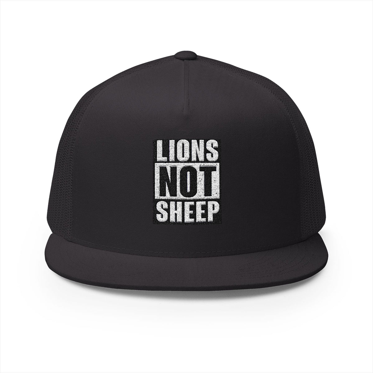 Lions Not Sheep &quot;Straight Outta&quot; 5 Panel Trucker Hat
