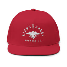 Lions Not Sheep "Vintage Eagle" Flat Bill Hat - Dark Version Old
