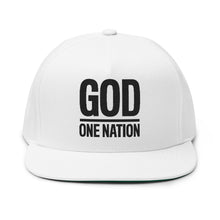 Lions Not Sheep "God's Nation" Flat Bill Hat - Light Version Old