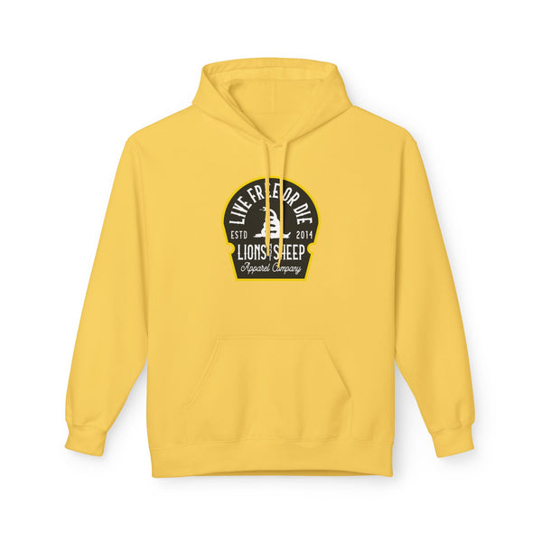 Lions Not Sheep "Live Free or Die" Softstyle Fleece Hoodie