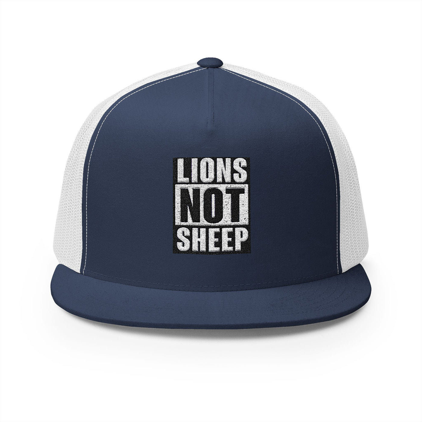 Lions Not Sheep "Straight Outta" 5 Panel Trucker Hat