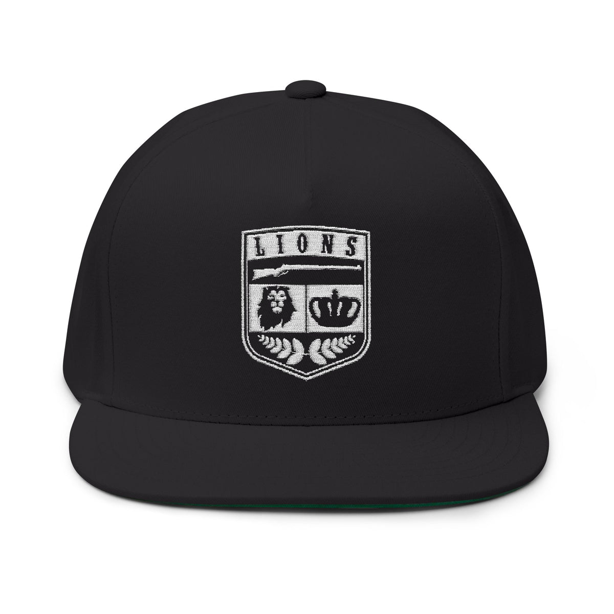 Lions Not Sheep &quot;Crest&quot; Flat Bill Hat - Dark Version