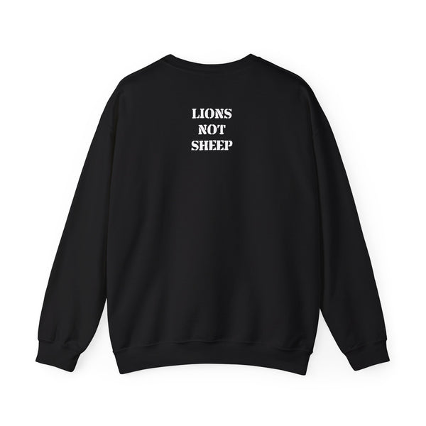 Lions Not Sheep "Crossed Guns" Unisex Crewneck Sweatshirt