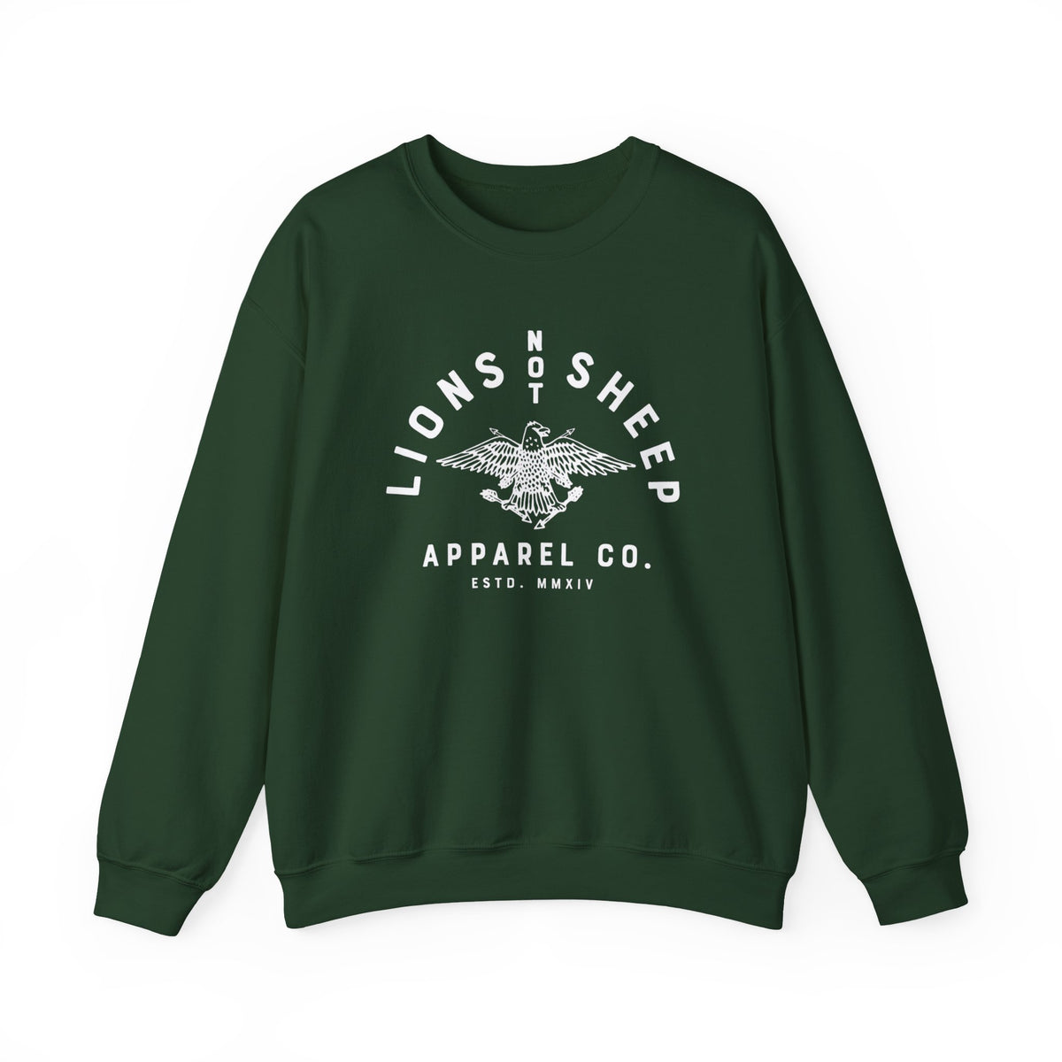 Lions Not Sheep "Vintage Eagle" Unisex Crewneck Sweatshirt