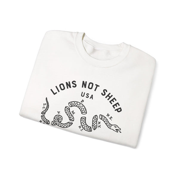 Lions Not Sheep "Vintage Snake" Unisex Crewneck Sweatshirt
