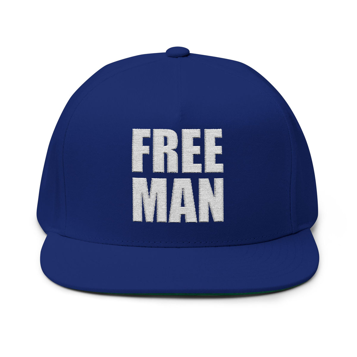 Lions Not Sheep &quot;Free Man&quot; Flat Bill Hat - Dark Version