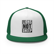 Lions Not Sheep "Straight Outta" 5 Panel Trucker Hat