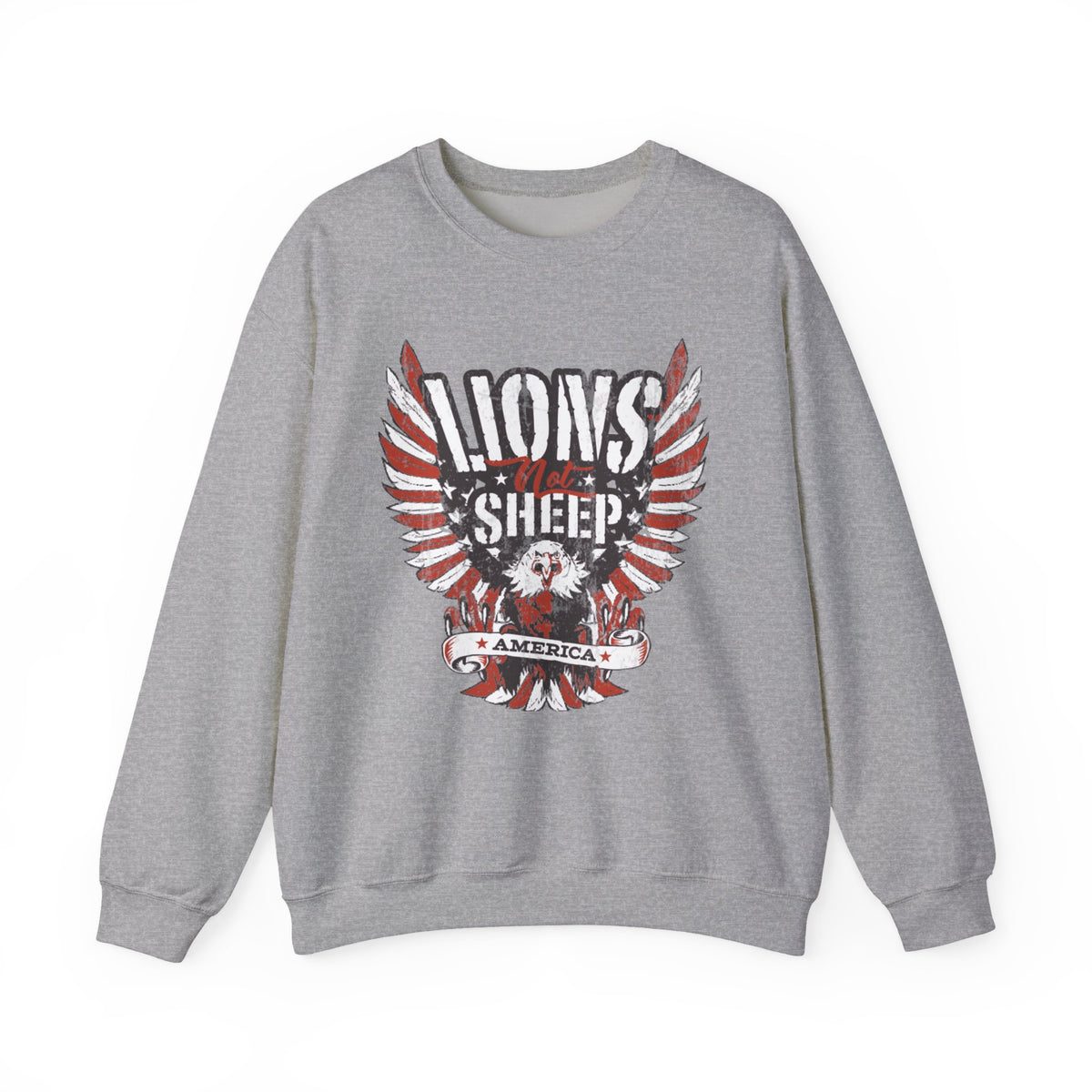 Lions Not Sheep "America" Unisex Crewneck Sweatshirt