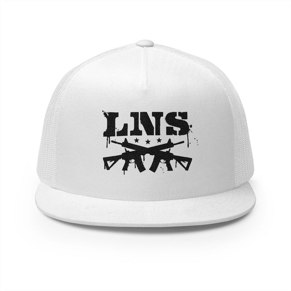 Lions Not Sheep "AR-15" 5 Panel Trucker Hat - Light Version Old