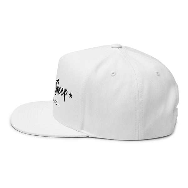 Lions Not Sheep "Apparel Co." Flat Bill Hat - Light Version Old
