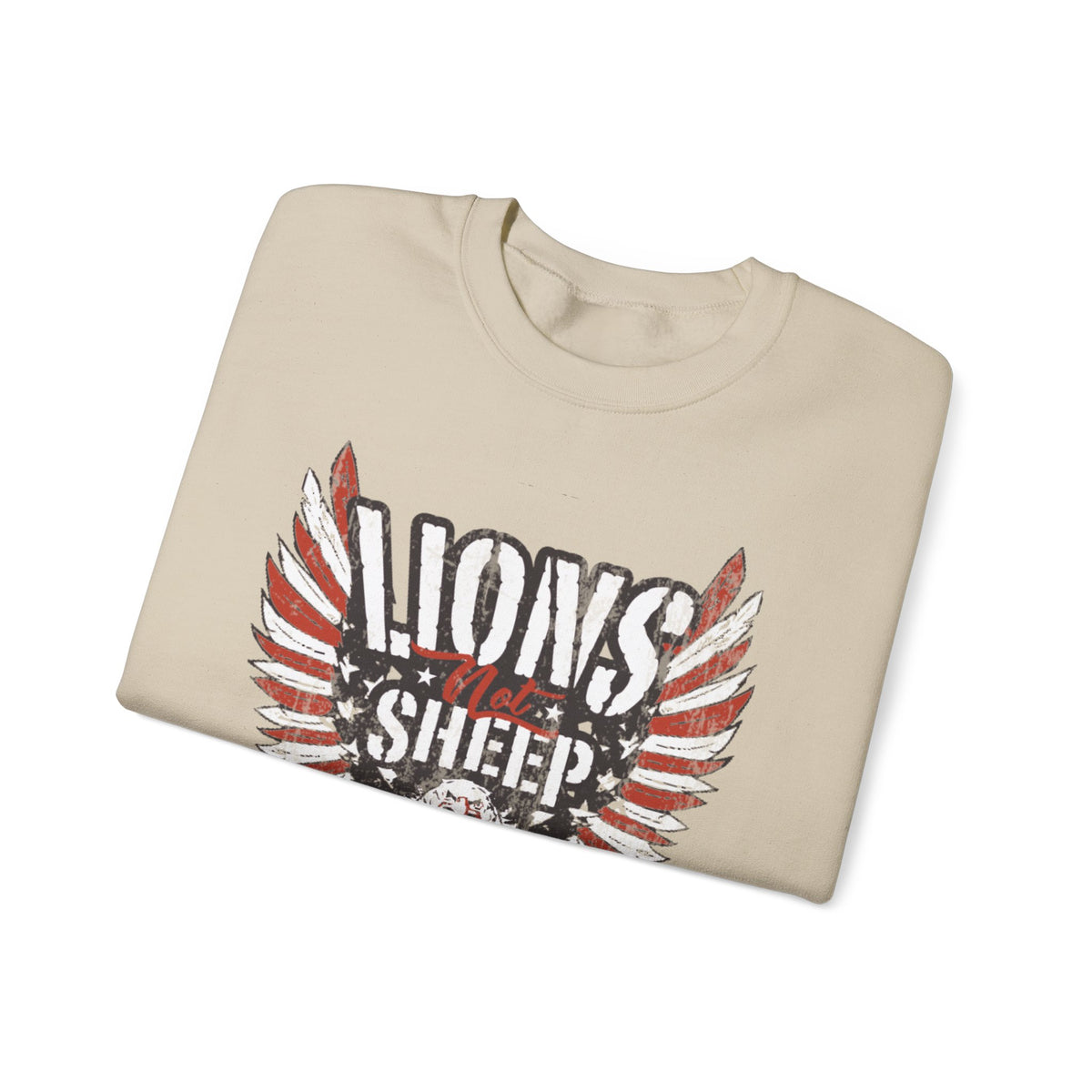 Lions Not Sheep "America" Unisex Crewneck Sweatshirt