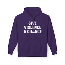 Lions Not Sheep "Give Violence A Chance" Softstyle Fleece Hoodie
