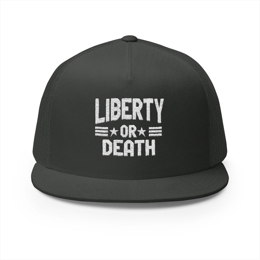 Lions Not Sheep "Liberty or Death" 5 Panel Trucker Hat - Dark Version Old