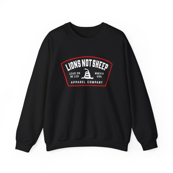 Lions Not Sheep "Lead From the Front" Unisex Crewneck Sweatshirt