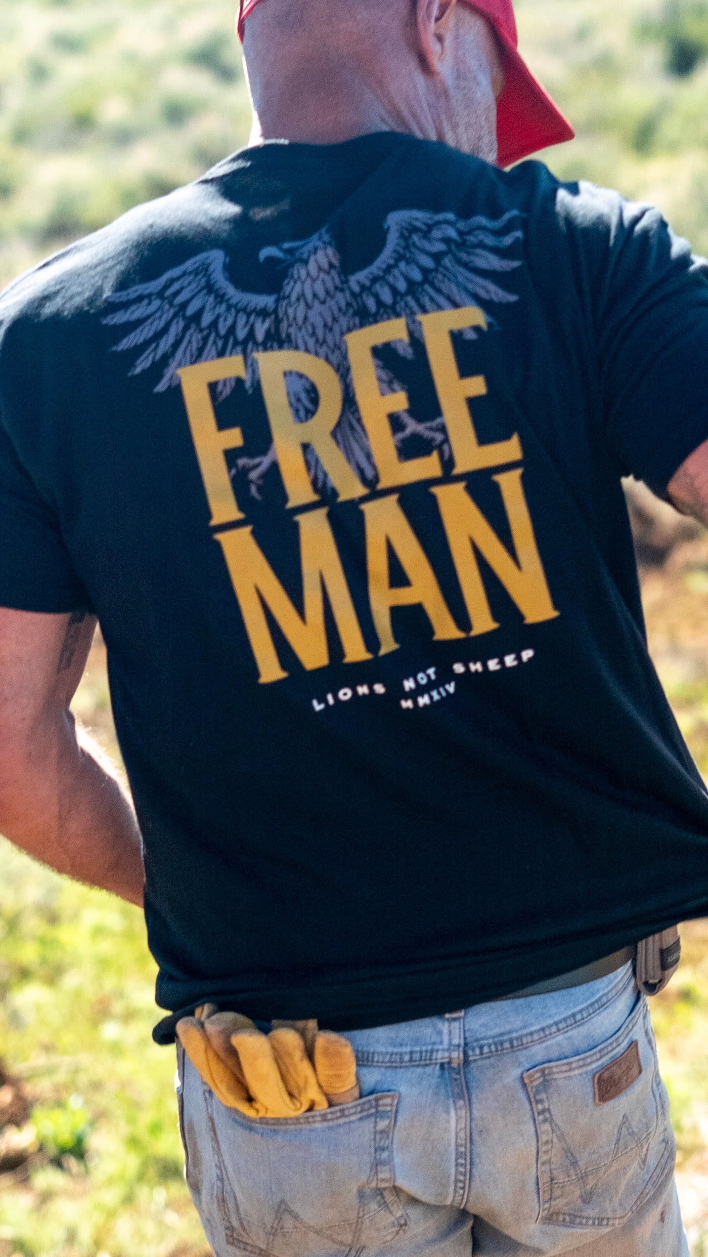 Lions Not Sheep "Free Man" Tee