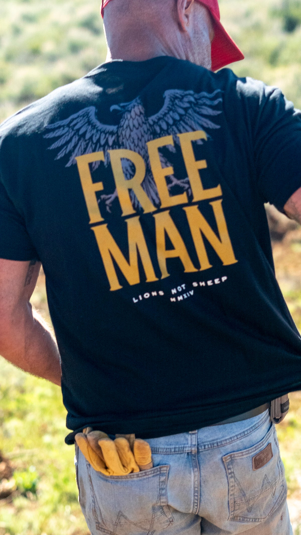 Lions Not Sheep "Free Man" Tee