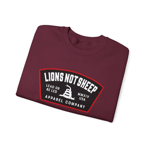 Lions Not Sheep "Lead From the Front" Unisex Crewneck Sweatshirt
