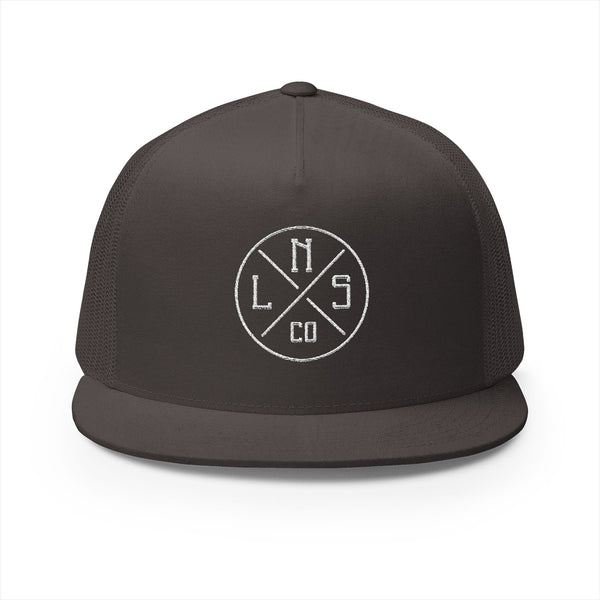 Lions Not Sheep "Icon" 5 Panel Trucker Hat - Dark Version Old