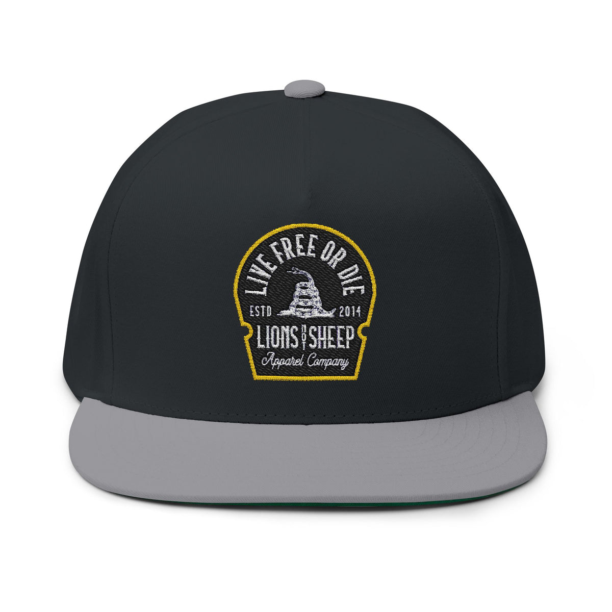Lions Not Sheep &quot;Live Free or Die&quot; Flat Bill Hat
