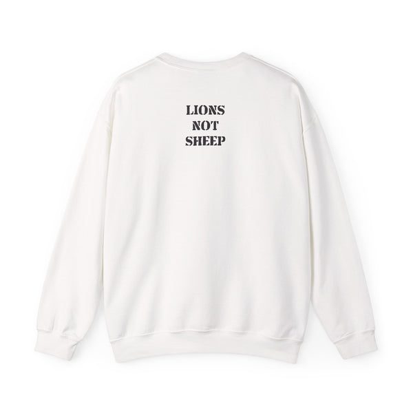 Lions Not Sheep "God's Nation" Unisex Crewneck Sweatshirt
