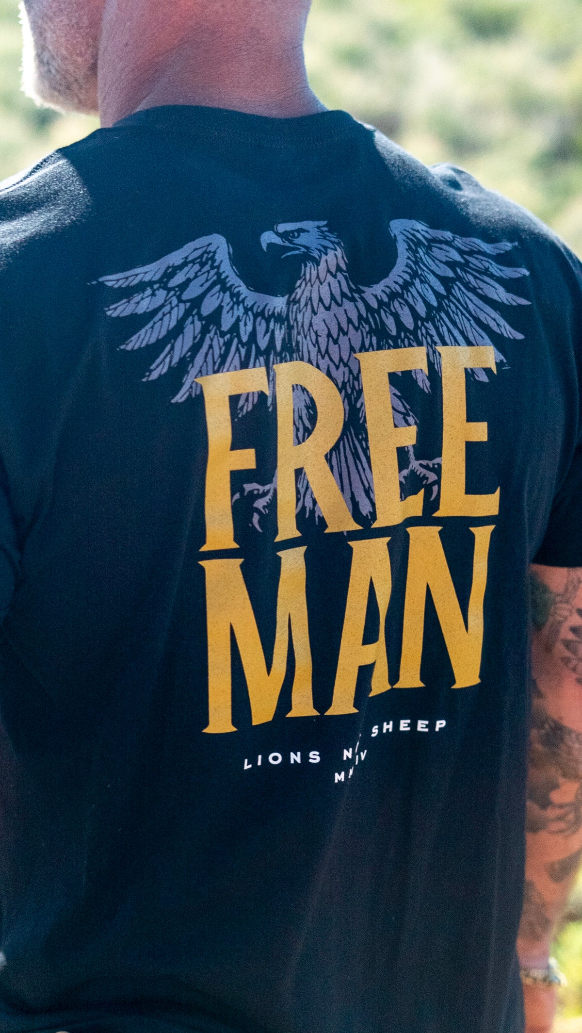Lions Not Sheep "Free Man" Tee