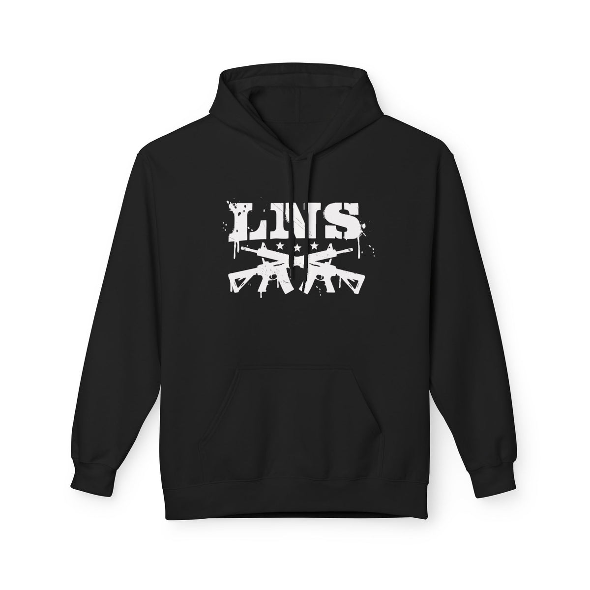 Lions Not Sheep "Crossed Guns" Softstyle Fleece Hoodie