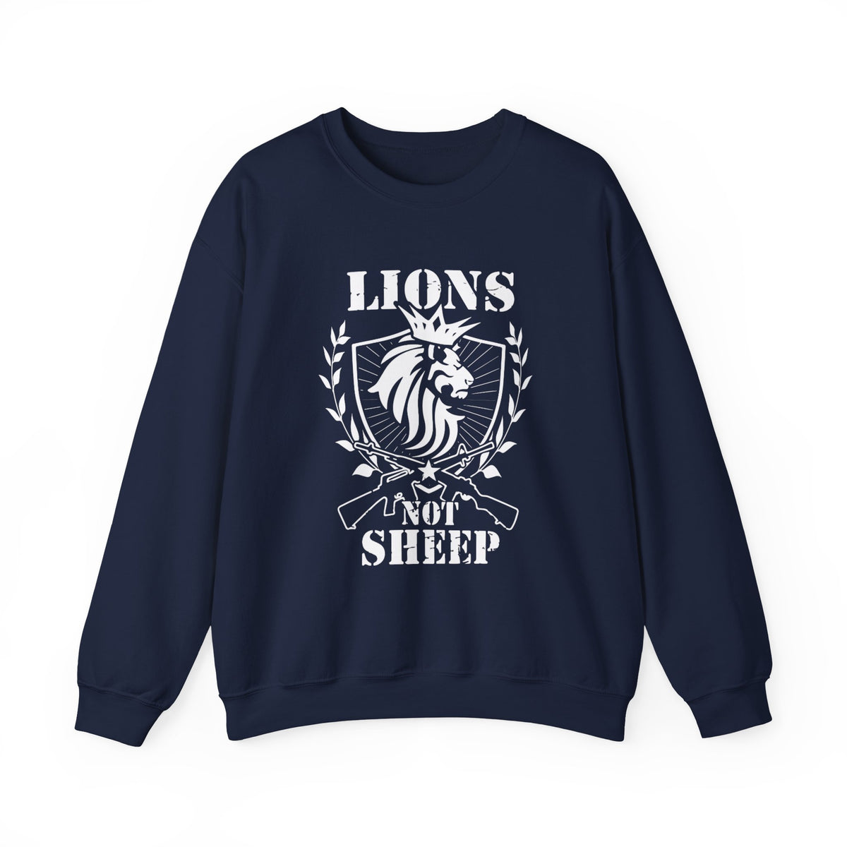 Lions Not Sheep "Rifle" Unisex Crewneck Sweatshirt