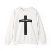 Lions Not Sheep "Cross" Unisex Crewneck Sweatshirt