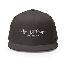 Lions Not Sheep "Apparel Co." 5 Panel Trucker Hat - Dark Version Old
