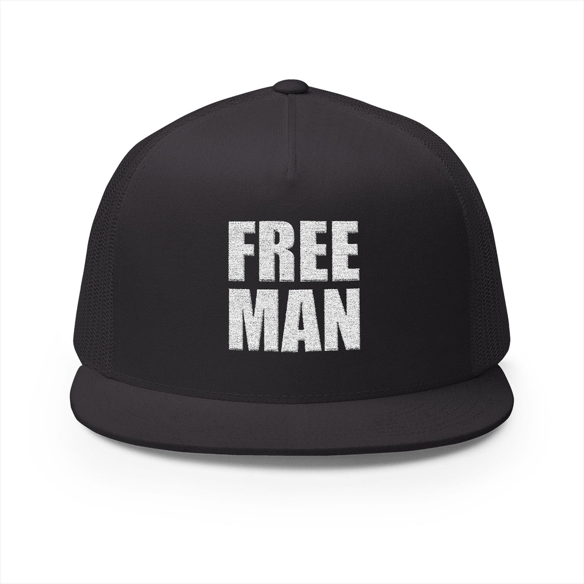 Lions Not Sheep &quot;Free Man&quot; 5 Panel Trucker Hat - Dark Version