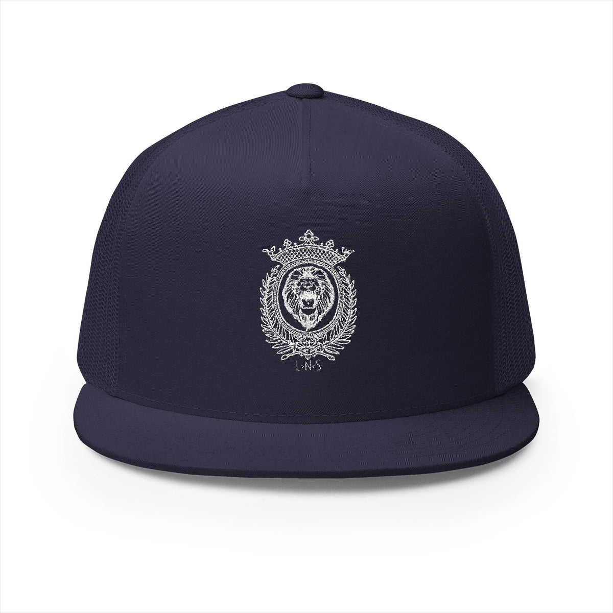 Lions Not Sheep &quot;Royal&quot; 5 Panel Trucker Hat - Dark Version