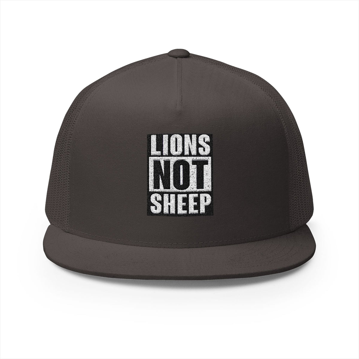 Lions Not Sheep &quot;Straight Outta&quot; 5 Panel Trucker Hat